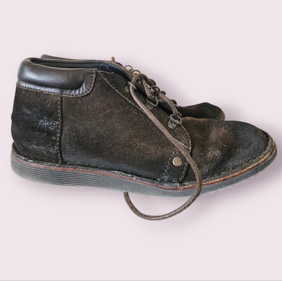Dolce & Gabbana Chocolate Brown Suede Leather Inside Old Money Luxury Boots Sz 8